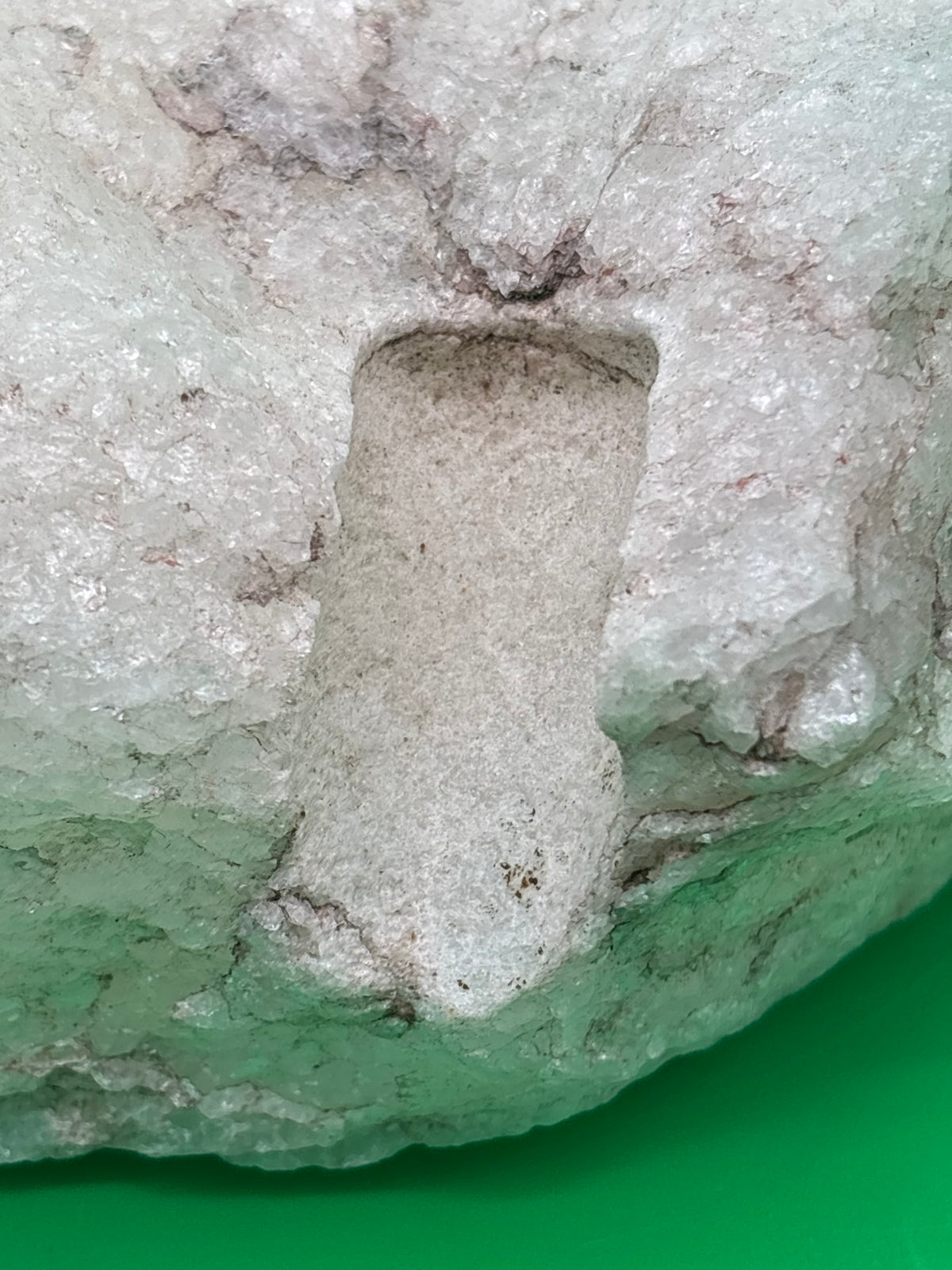Large Natural White Druzy Quartz Crystal Cluster Mineral Specimen 5” Display Rock