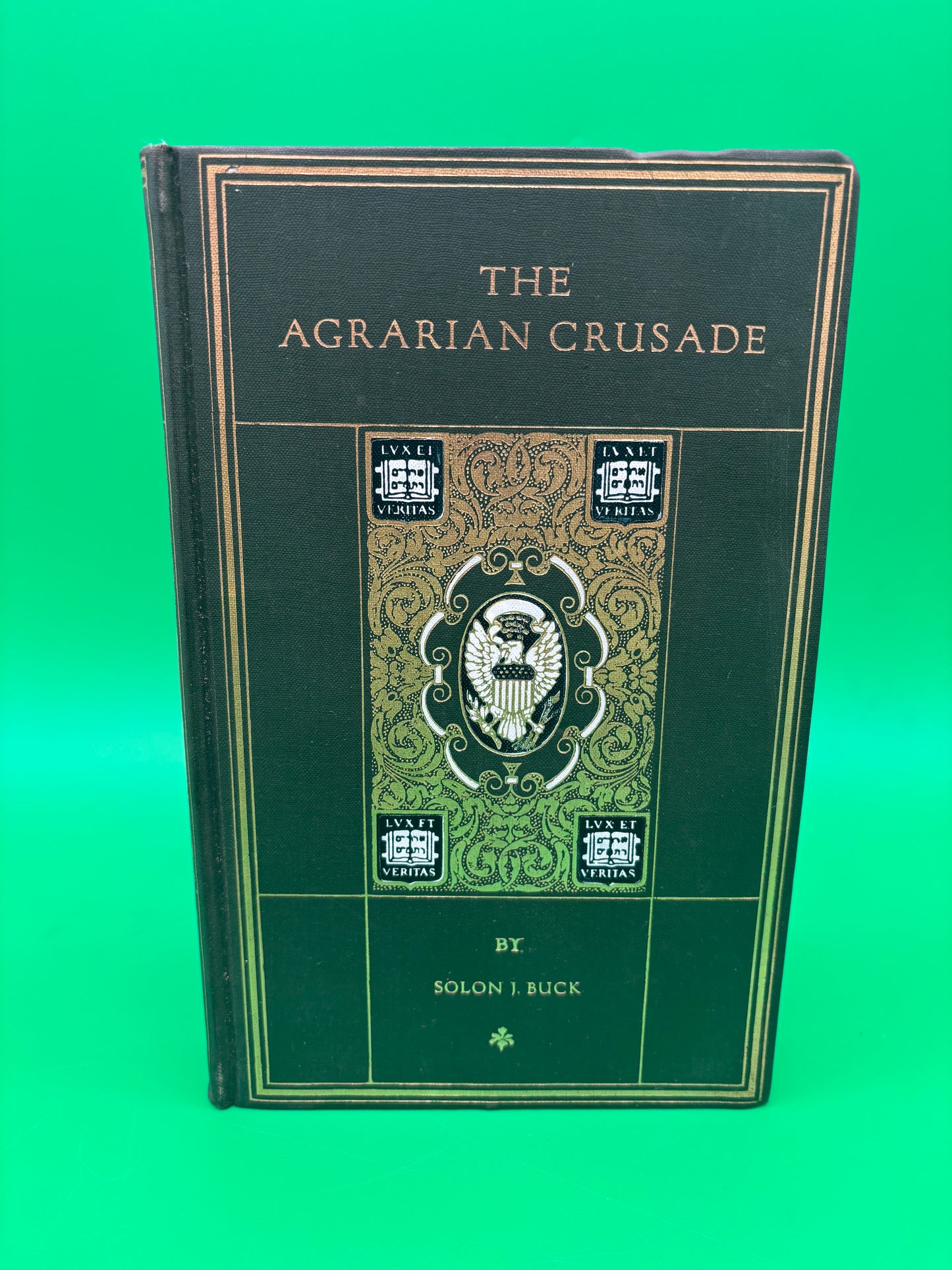 Antique 1920 The Agrarian Crusade Solon J Buck Farmer in Politics Yale HC Book