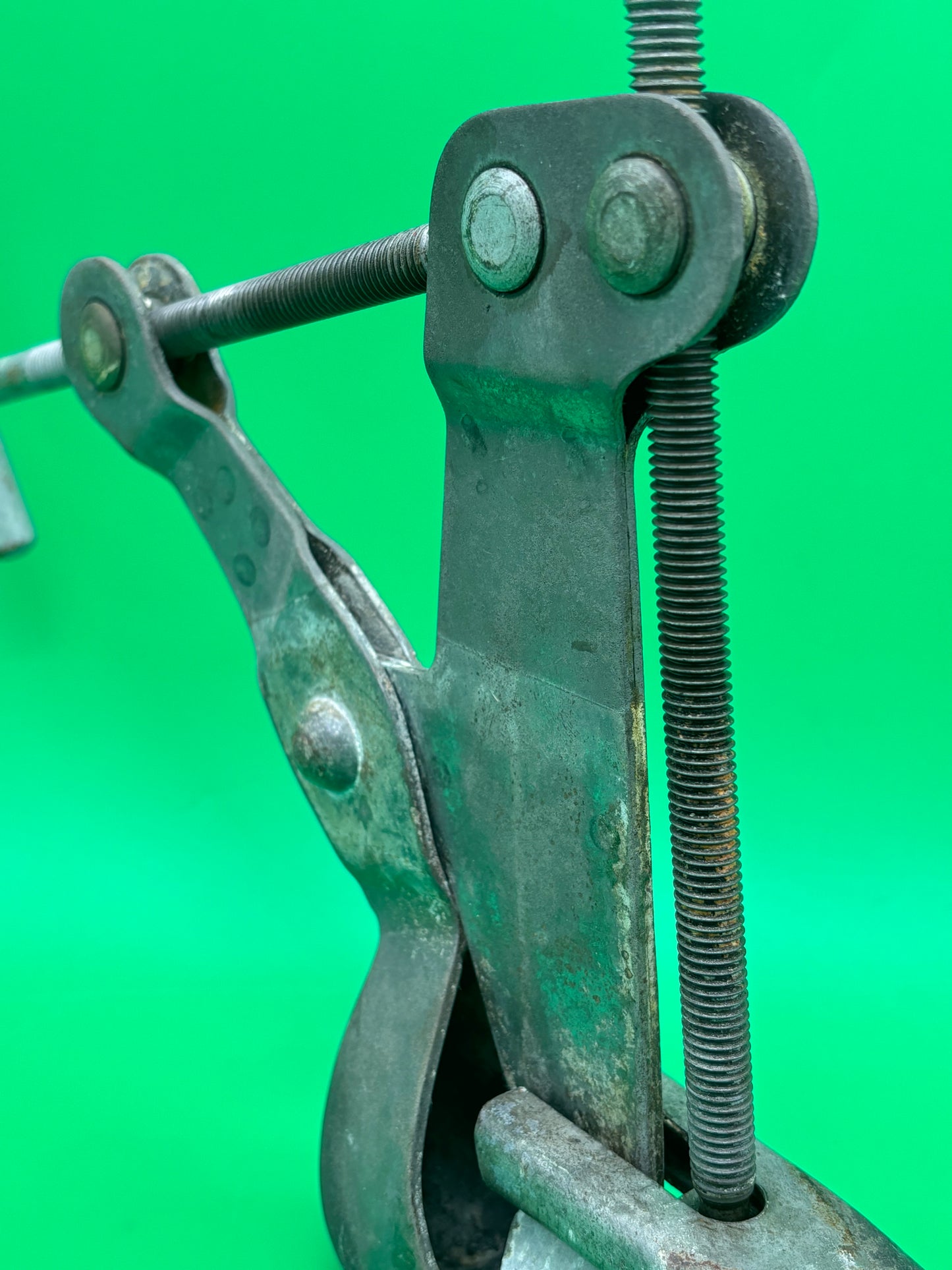 Antique Nu-Way Pat. 1929 Industrial Steel Shoe Stretcher Cobbler Tool Steampunk