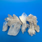 Natural Clear Quartz Crystal Cluster Lot 8 Mineral Specimens Points Matrix Raw