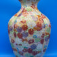 Large Vintage Japanese Satsuma Millefleur Thousand Flowers Porcelain Vase Signed