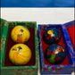 Beautiful Blue and Yellow Chinese Health Balls with Chimes