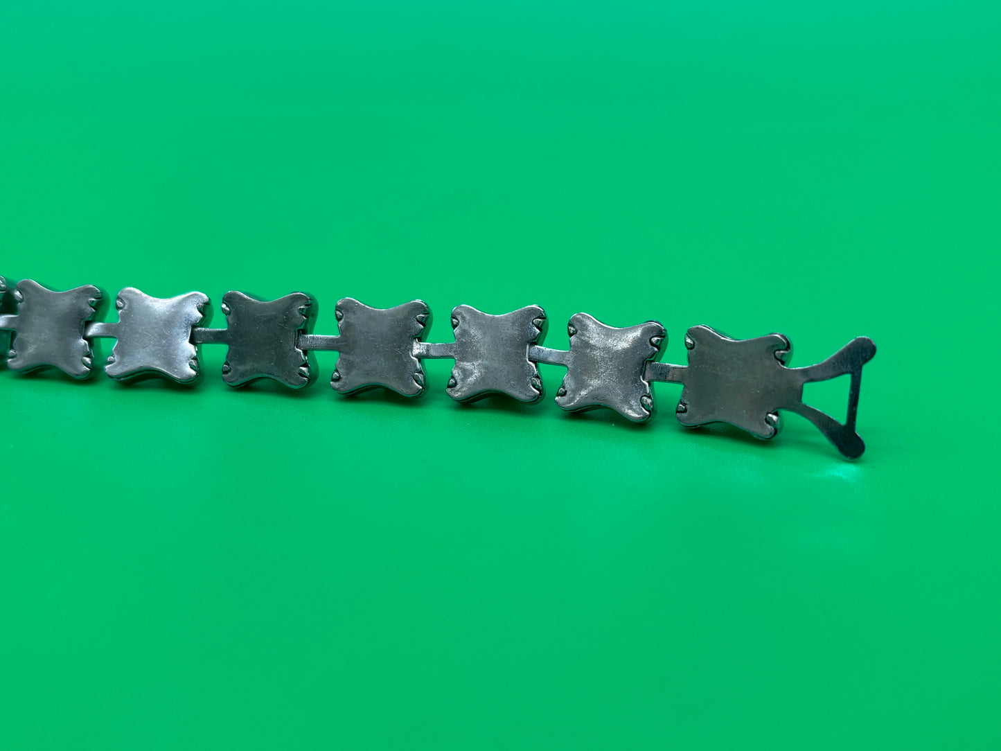 Vintage MCM High End Turquoise Tone 7" Bracelet