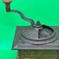 Antique Peugeot Freres Coffee Grinder & Vintage Turned Wood Lidded Container Lot