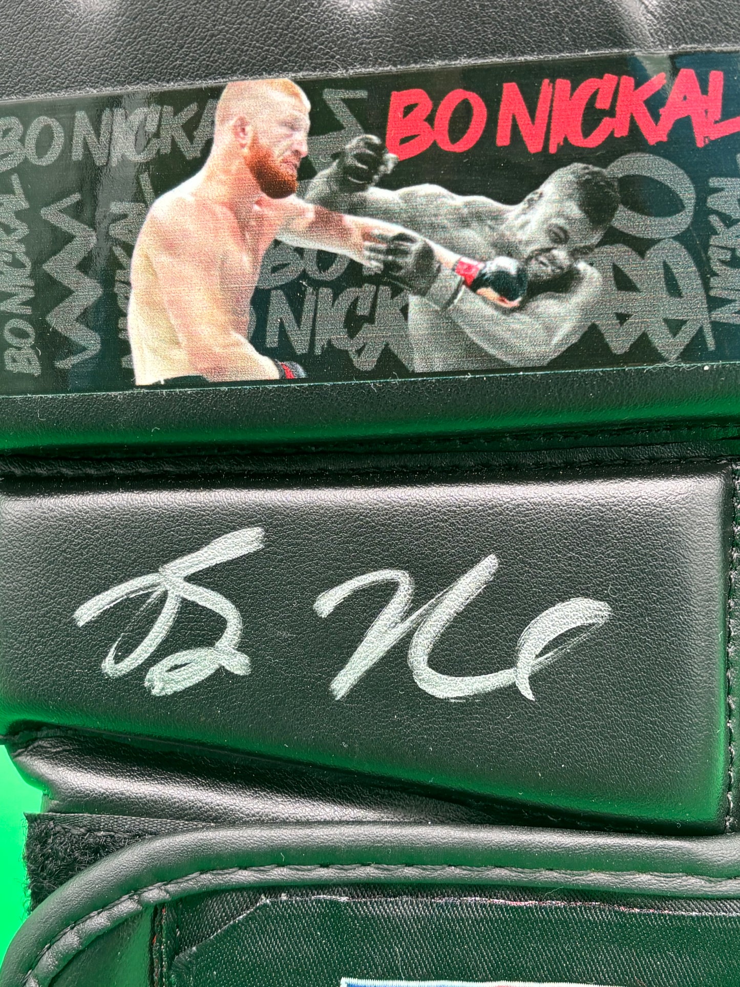 BO NICKAL Signed UFC/MMA Fight Glove – Beckett Witnessed Authenticated