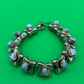 Vintage MCM High End Turquoise Tone 7" Bracelet