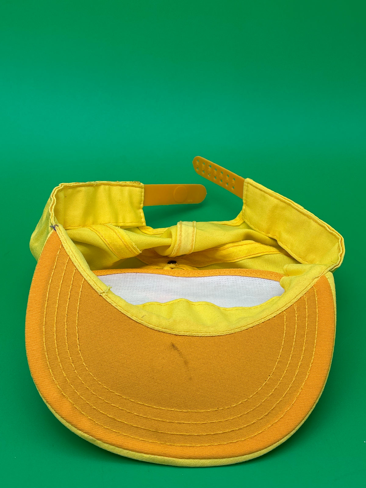 Vintage Cabo San Lucas Fishing Hat Fishem Release Em Marlin Snapback Yellow