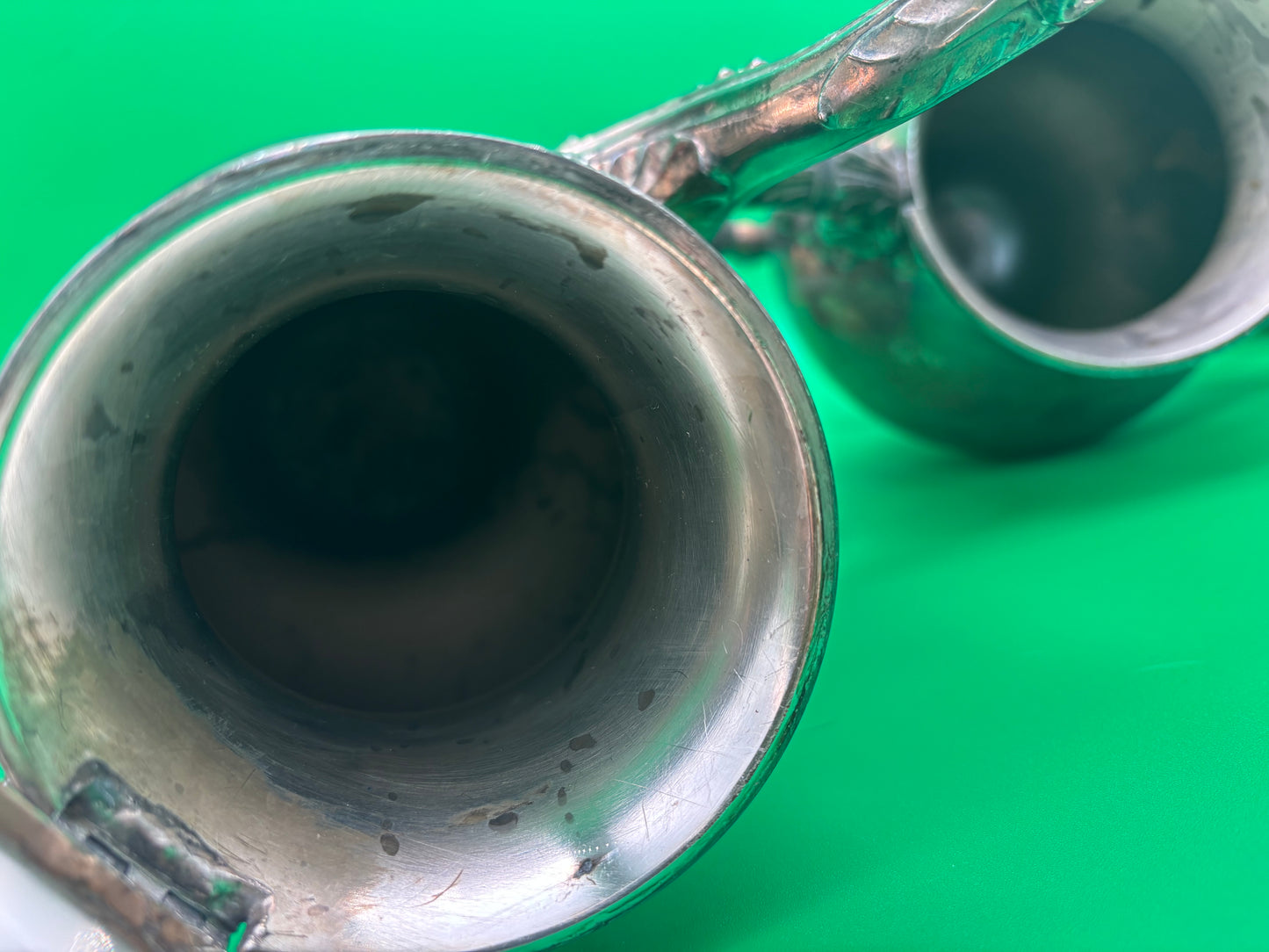 Vintage Silver Plate Tea & Coffee Set w/ Tray International Silver St James