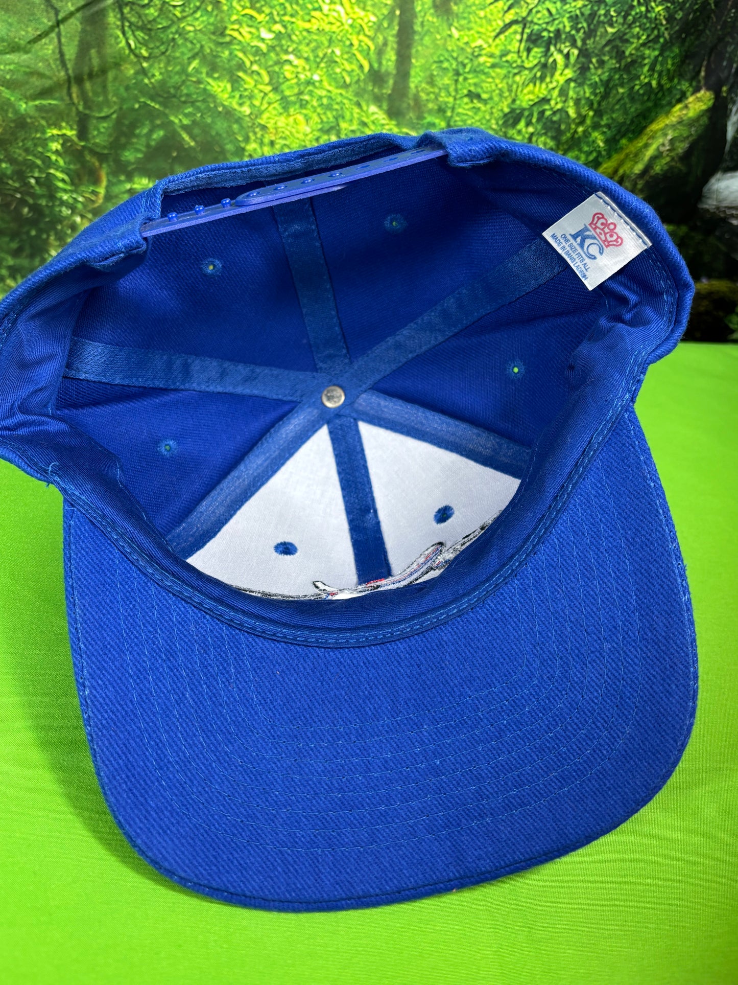 Vintage 90s Boeing 777 Embroidered Adjustable Blue Hat