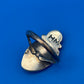VTG Henry Mariano HM Navajo Sterling Silver Turquoise Coral Ring Size 8