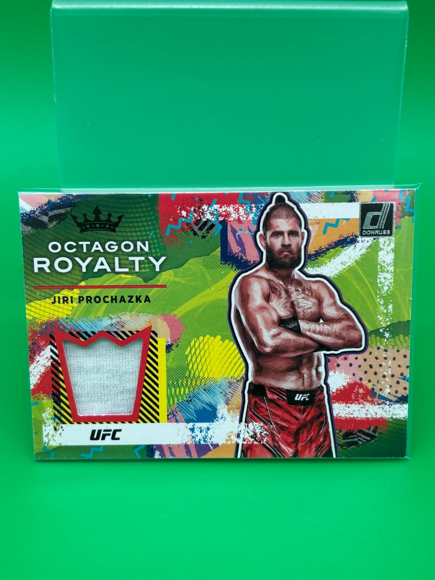 2022 Panini Donruss UFC Octagon Royalty Relic Jiri Prochazka #OR-JPZ Fighter Worn