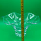 Simon Pearce Chelsea Large 12.5” Ruffled Rim Hand Blown Glass Bowl USA