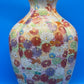Large Vintage Japanese Satsuma Millefleur Thousand Flowers Porcelain Vase Signed