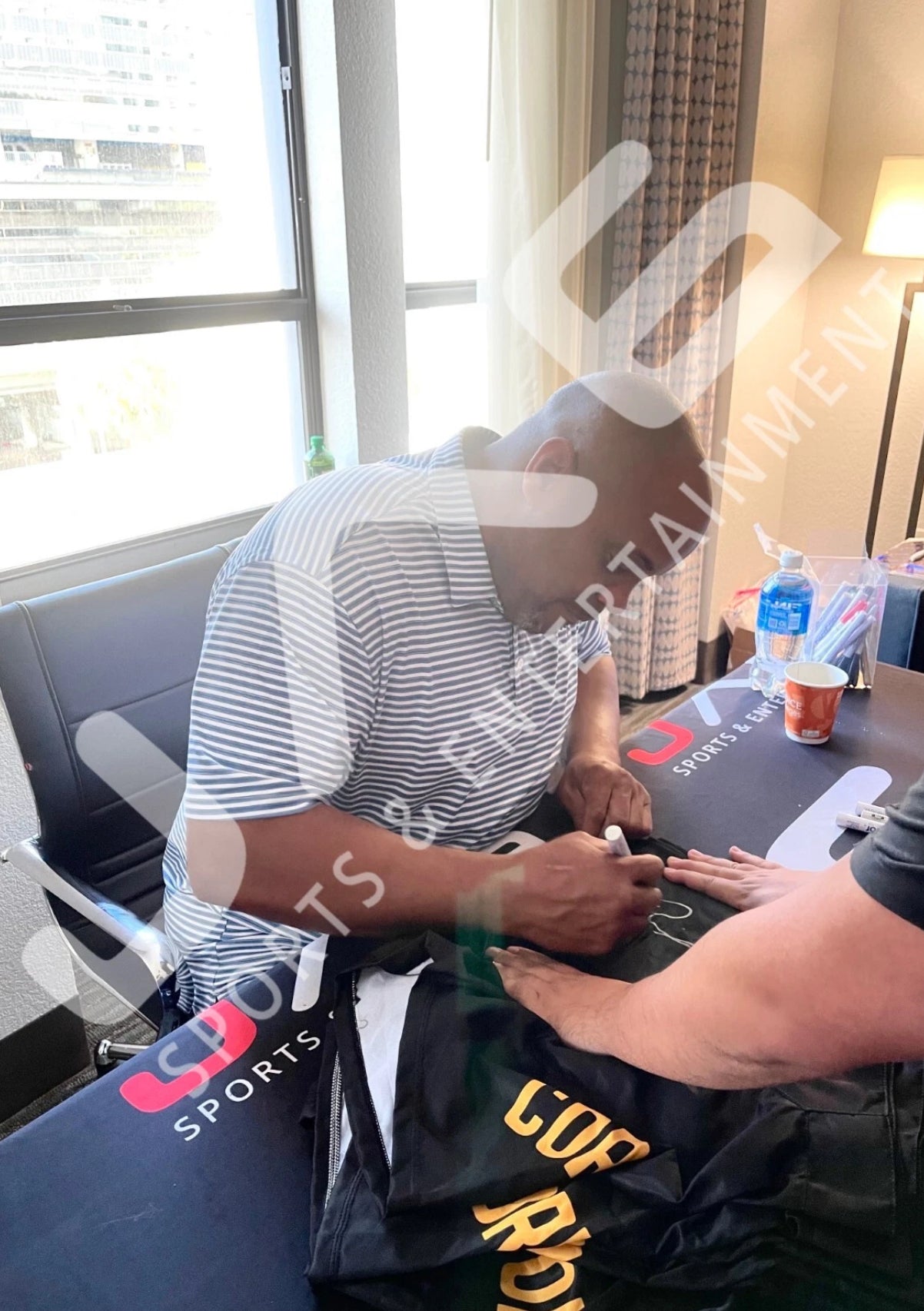 Daniel Cormier autographed signed shorts UFC JSA COA