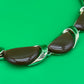 Vintage Estate Signed Lisner Brown Thermoset Gold Tone 16” Necklace G27587