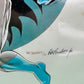 1990 Batman Pat Broderick Signed Numbered Lithograph 1786/5000 Framed DC Comics