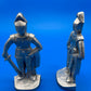 Aluminum Cast Knights Pair Vintage 9"H. Bookends