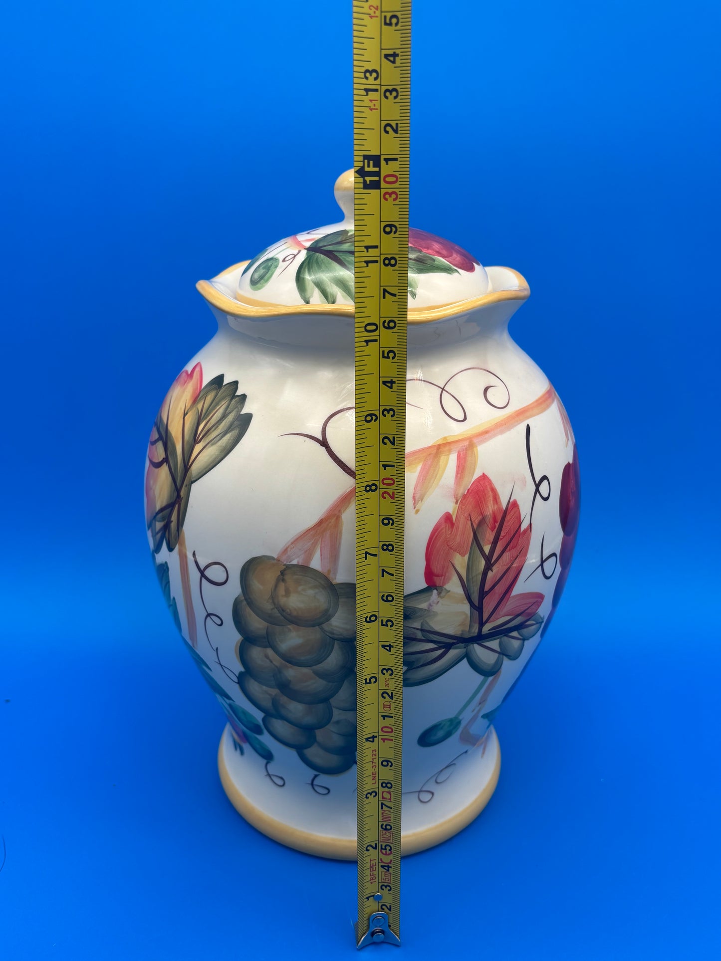 Beautiful Grape Theme Cookie Jar