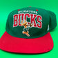 Vintage Milwaukee Bucks Mitchell And Ness SnapBack Hat