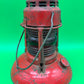 Vintage Dietz No. 0 Red Globe Kerosene Lantern Antique Tubular Railroad Barn Lamp