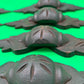 Antique Victorian Eastlake Carved Wood Drawer Pulls Floral Leaf Design Set of 8