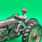 Antique Arcade Oliver 70 Row Crop Cast Iron Toy Tractor Driver 1930s Farm Toy