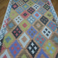 Turkish Oushak Rug, Flat Weave Oushak Rug, Handmade Bohemian Rug, 4x6