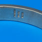 Heavy Vintage Mexico 925 Sterling Silver ID Bracelet Curb Link 65g Engraved BLANCA