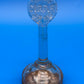 Antique 1920s DON’T PARK HERE Glass Candy Jar Container Metal Lid USA Novelty Advertising