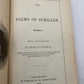 1879 Poems of Schiller Henry D Wireman Illustrated Antique Victorian Gilt Book