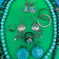 Large Boho Southwestern Jewelry Lot Turquoise Tribal Silver Tone Statement Necklaces Bracelets