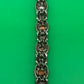 Vintage Unsigned Selro / Selini Style Blue Glass Rhinestone Statement Bracelet