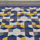 Vintage Handwoven Wool Kilim Rug 6x8 Flatweave Geometric Area Rug Turkish Afghan Style