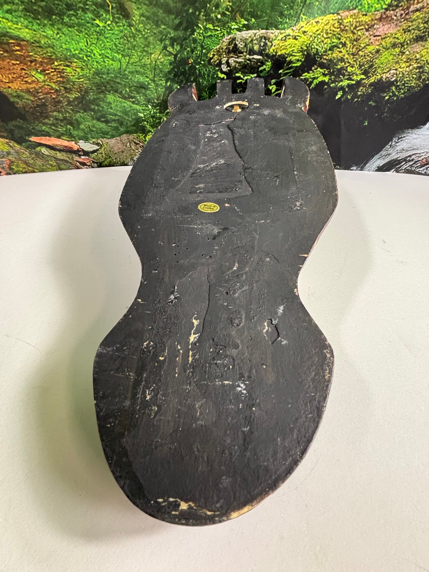 Wooden Giraffe Head Wall Hanging