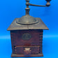 Antique K&M Kissing Möllmann German Coffee Grinder Mill Wood Hand Crank c1900