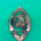 Antique Style Art Nouveau Brass Lady Profile Sash Belt Buckle Gibson Girl
