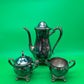 Vintage Barker Ellis England Silverplate 3-Piece Coffee / Tea Service