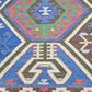 Turkish Bohemian Rug , Geometric Design Turkish Rug,Hand Made 4’x6’
