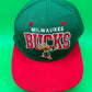 Vintage Milwaukee Bucks Mitchell And Ness SnapBack Hat