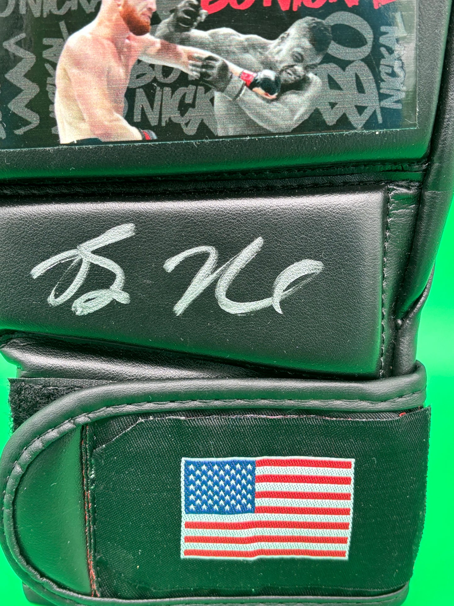BO NICKAL Signed UFC/MMA Fight Glove – Beckett Witnessed Authenticated