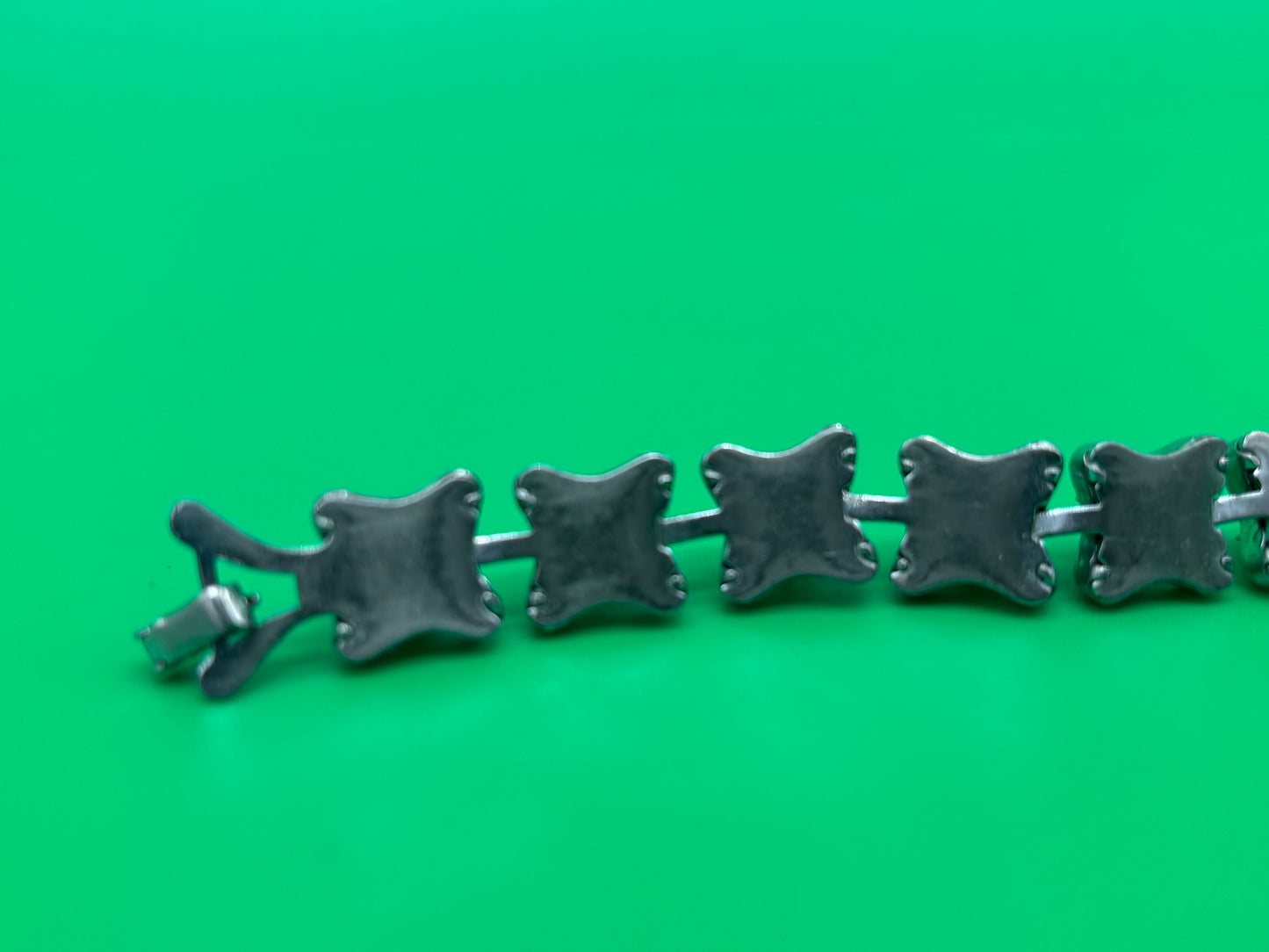 Vintage MCM High End Turquoise Tone 7" Bracelet