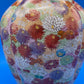 Large Vintage Japanese Satsuma Millefleur Thousand Flowers Porcelain Vase Signed