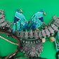 Large Boho Southwestern Jewelry Lot Turquoise Tribal Silver Tone Statement Necklaces Bracelets