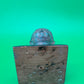 Vintage Thai Bronze Buddha Head Sculpture Flame Ushnisha Patina Wood Stand