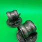Antique Victorian Silverplate Figural Butterfly Napkin Rings Pair Art Nouveau