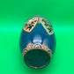 Large Antique Meiji Japanese Cloisonne Dragon Ho-o Phoenix Shield Vase 11.75”