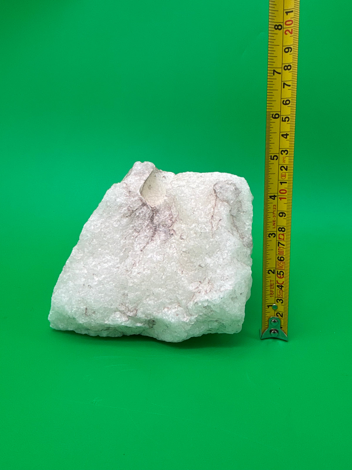 Large Natural White Druzy Quartz Crystal Cluster Mineral Specimen 5” Display Rock