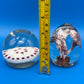 Vintage Murano Glass Paperweights Lot of 2 Millefiori Mushroom Made in Italy