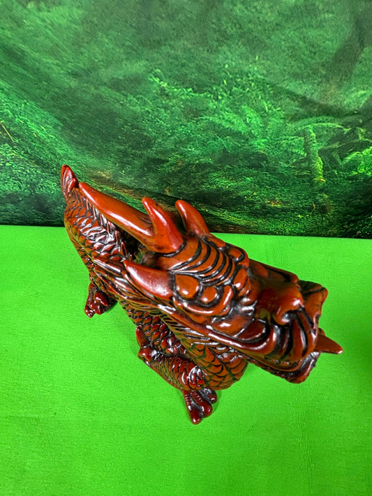 Vintage Carved Chinese Feng Shui Dragon
