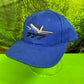 Vintage 90s Boeing 777 Embroidered Adjustable Blue Hat